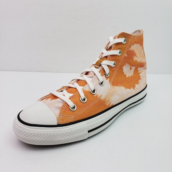 Converse CTAS Hi  Summer Wave Mens Sz 9 Wms Sz 11 Amber Ochre White Sneaker Shoe main image 5